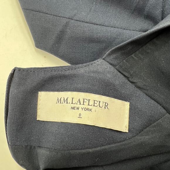 MM Lafleur Emma Mini Dress Navy Blue - Picture 3 of 9